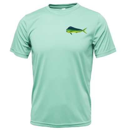 Key West, FL Mahi on Chest Short Sleeve UPF 50+ Dry-Fit Shirt