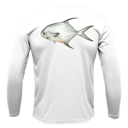 Key West, FL Permit Long Sleeve UPF 50+ Dry-Fit Shirt