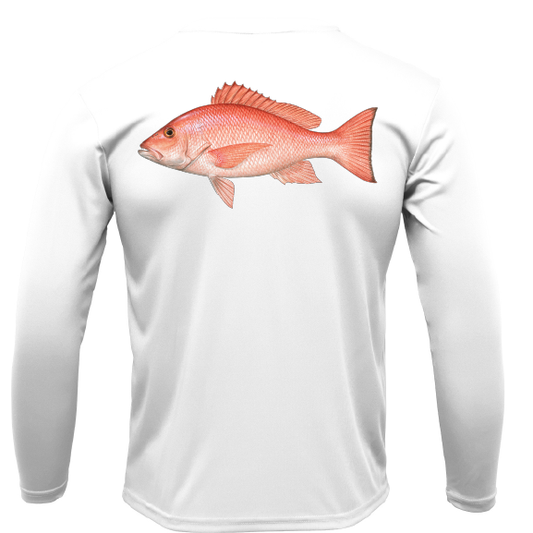 USA Snapper Long Sleeve UPF 50+ Dry-Fit Shirt