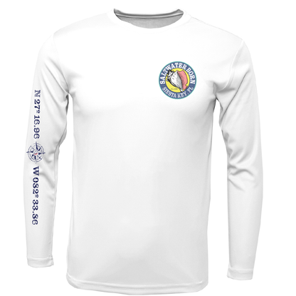 Siesta Key, FL Tarpon Long Sleeve UPF 50+ Dry-Fit Shirt