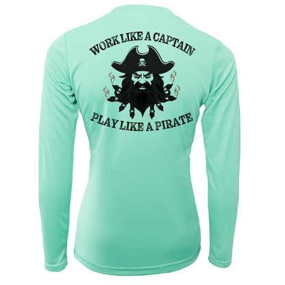 North Carolina Blackbeard Women's Long Sleeve UPF 50+ Dry-Fit Shirt