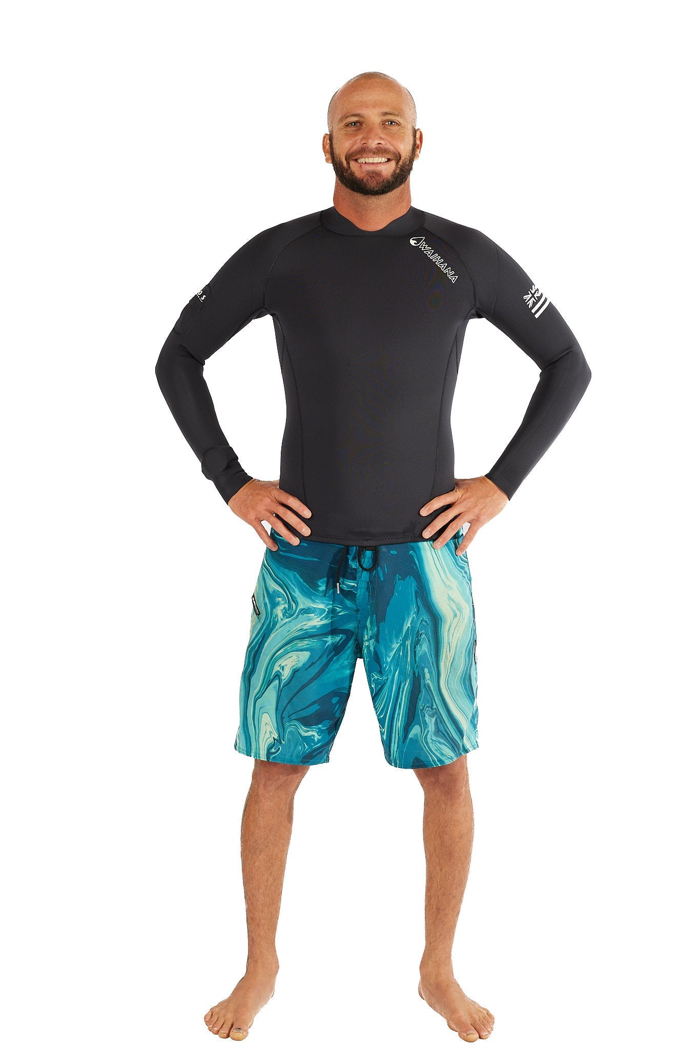 Men's Essentials Rear-zip Surf Top v1