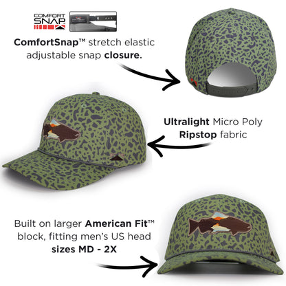 Sunset Salmon 6-Panel | Riverside