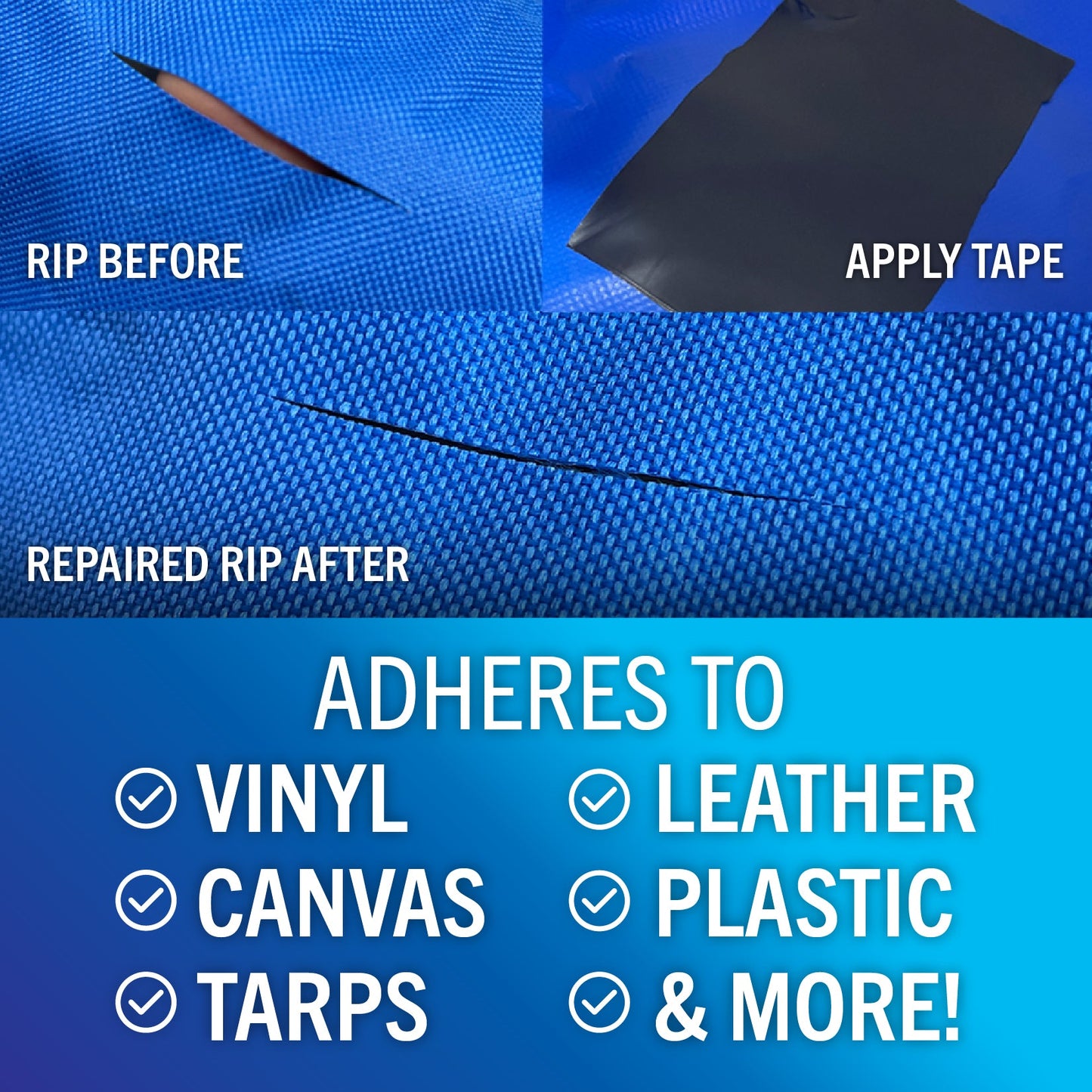 Fabric Repair Tape Boat Covers & RV Awnings