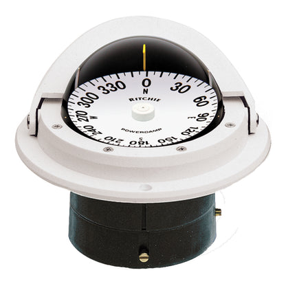 Ritchie F-82W Voyager Compass - Flush Mount - White | SendIt Sailing