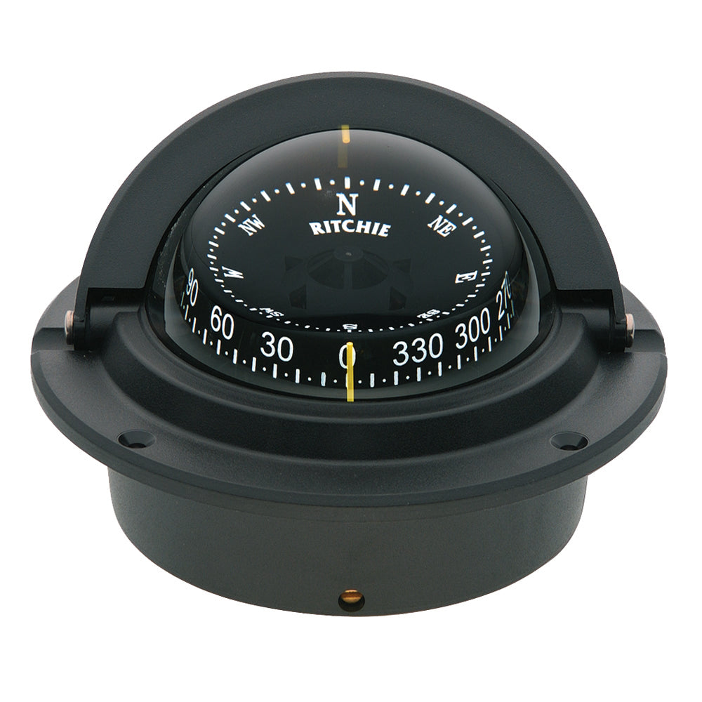 Ritchie F-83 Voyager Compass - Flush Mount - Black | SendIt Sailing