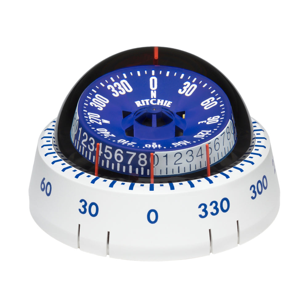 Ritchie XP-98W X-Port Tactician™ Compass - Surface Mount - White | SendIt Sailing