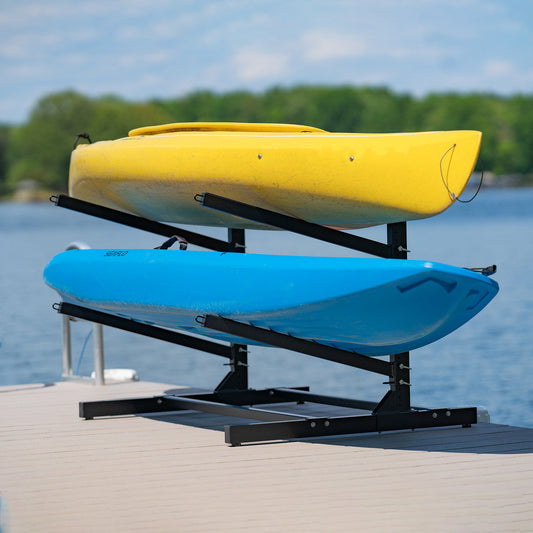 G-Watersport Kayak & Canoe Rack | 2 Levels | Black