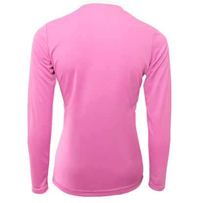 Siesta Key, FL Circle Logo Girl's Long Sleeve UPF 50+ Dry-Fit Shirt