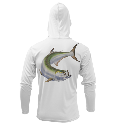 Dunedin, FL Action Tarpon Long Sleeve UPF 50+ Dry-Fit Hoodie