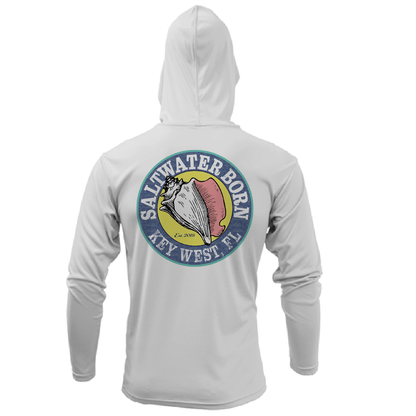 Key West, FL Linear Logo Long Sleeve UPF 50+ Dry-Fit Hoodie
