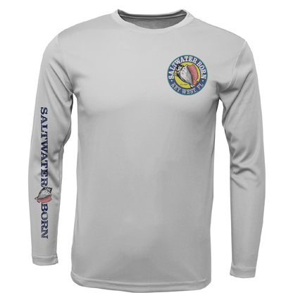 Key West, FL Marlin Long Sleeve UPF 50+ Dry-Fit Shirt