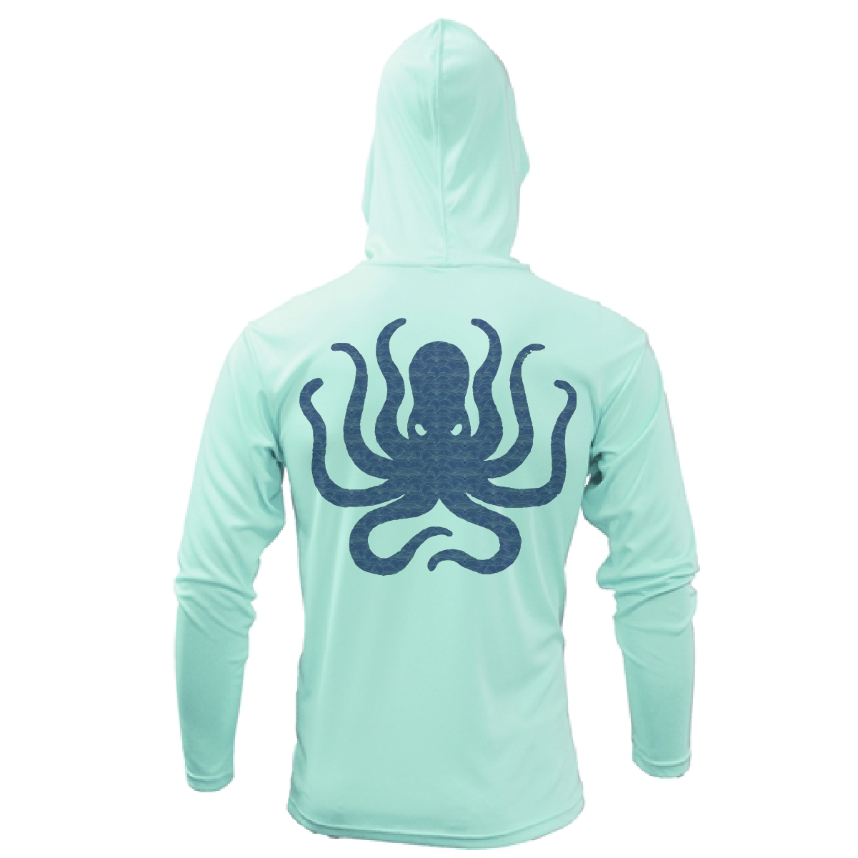 Texas Freshwater Born Kraken Men's Long Sleeve UPF 50+ Dry-Fit Hoodie