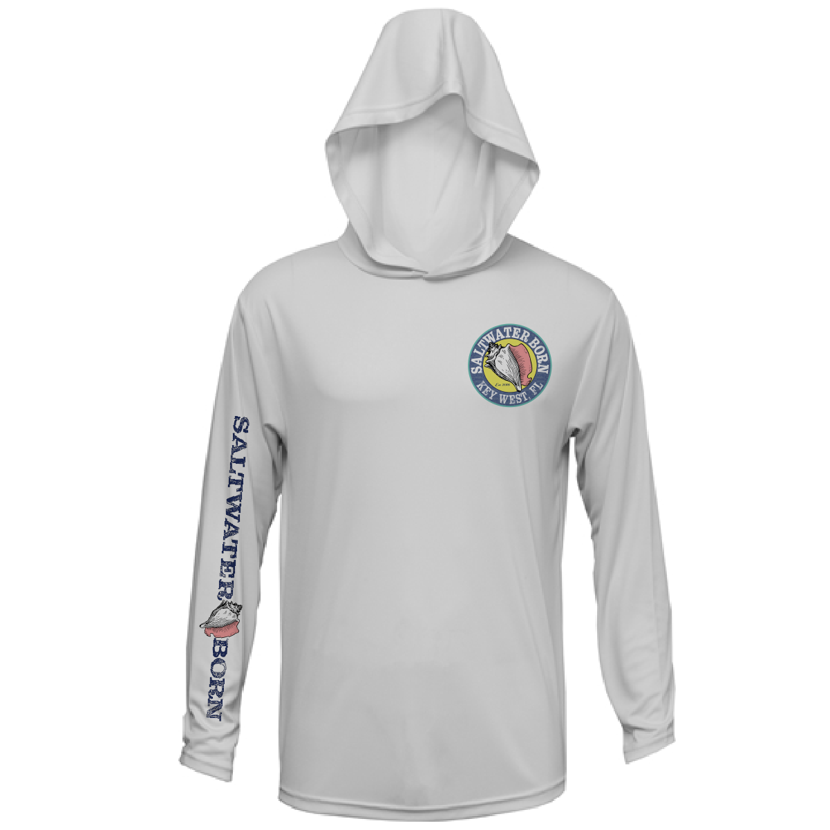 Key West, FL Action Mahi Long Sleeve UPF 50+ Dry-Fit Hoodie