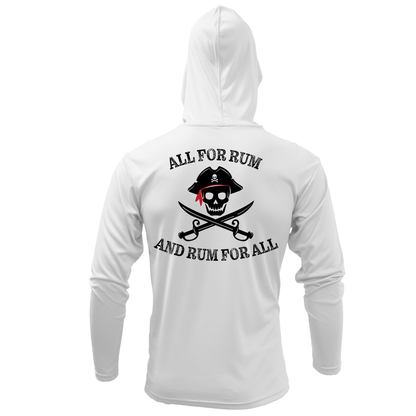 Pensacola, FL "All for Rum and Rum for All" Long Sleeve UPF 50+ Dry-Fit Hoodie
