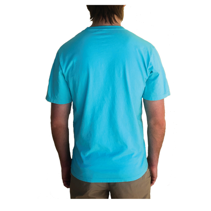 Key West, Florida Circle Logo Saltwater Born Tee