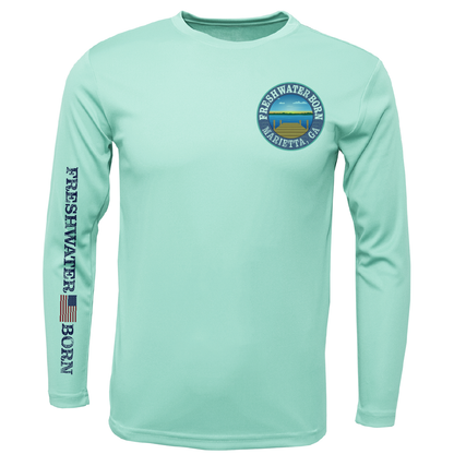 Marietta, GA Freshwater Born Kraken Men's Long Sleeve UPF 50+ Dry-Fit Shirt