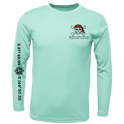 Melbourne, Australia "All for Rum and Rum For All" Long Sleeve UPF 50+ Dry-Fit Shirt