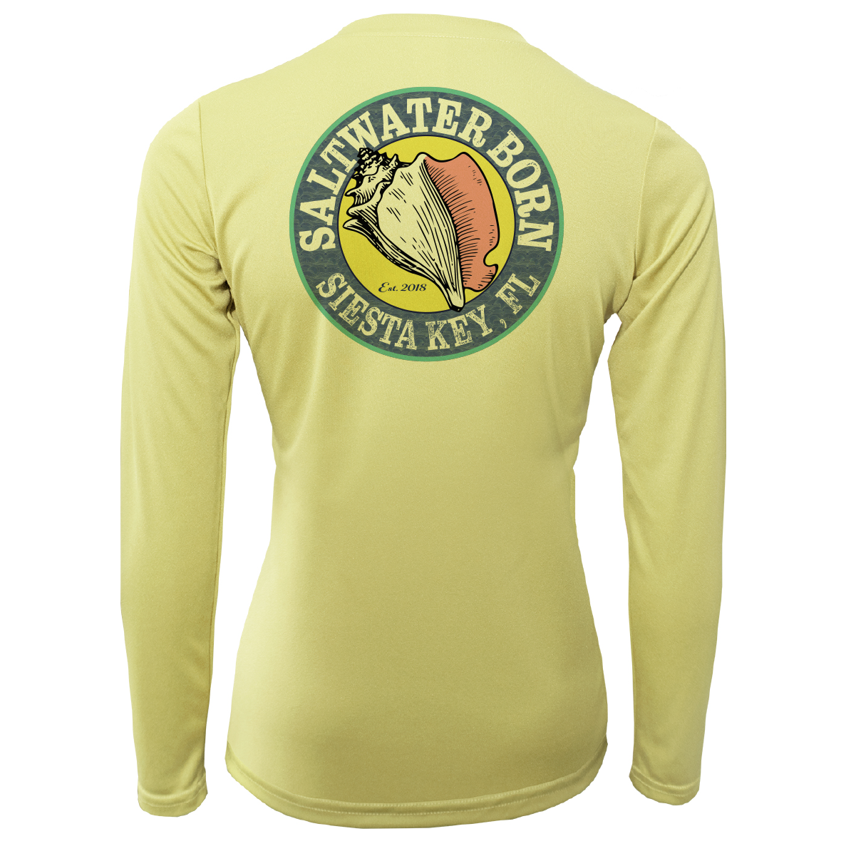Siesta Key Horseshoe Crab Women's Long Sleeve UPF 50+ Dry-Fit Shirt