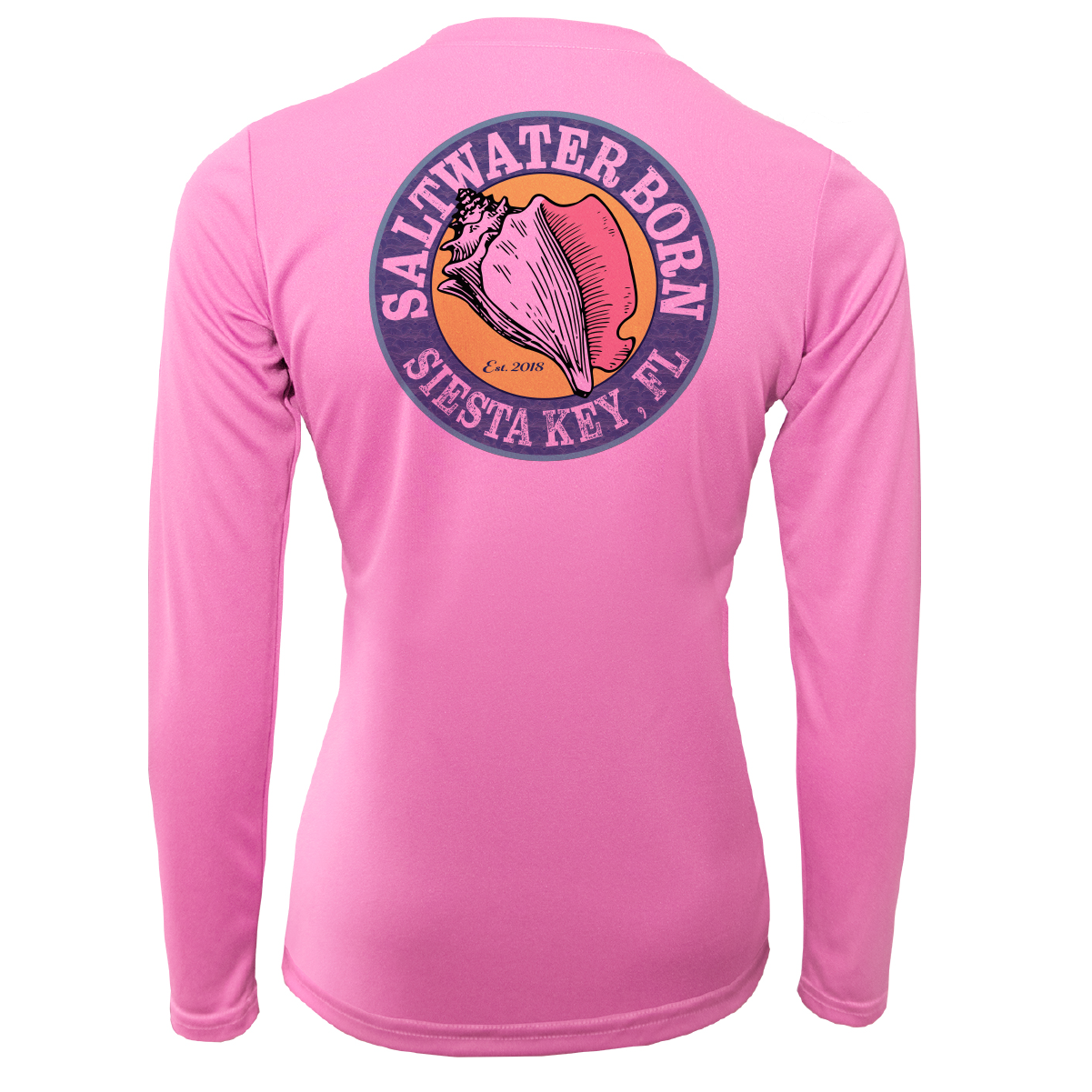 Siesta Key Horseshoe Crab Women's Long Sleeve UPF 50+ Dry-Fit Shirt