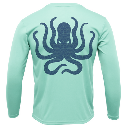 Texas Freshwater Born Kraken Girl's Long Sleeve UPF 50+ Dry-Fit Shirt