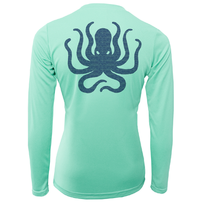 Siesta Key Kraken Women's Long Sleeve UPF 50+ Dry-Fit Shirt