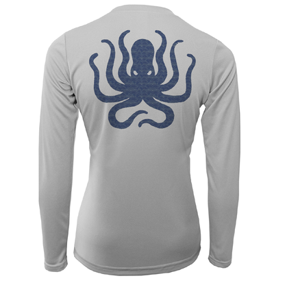 Charleston, SC Kraken State Logo Women's Long Sleeve UPF 50 + Dry-Fit Shirt