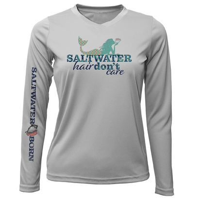 Dunedin, FL "Saltwater Hair Don't Care" Long Sleeve UPF 50+ Dry-Fit Shirt