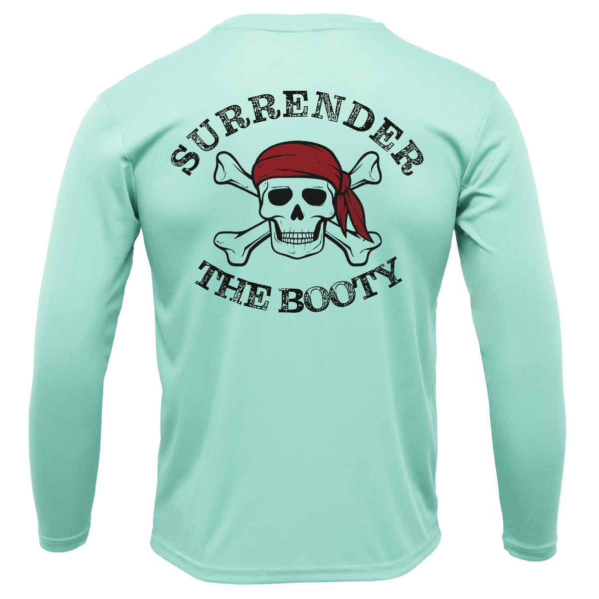 Florida Freshwater Born "Surrender The Booty" Girl's Long Sleeve UPF 50+ Dry-Fit Shirt