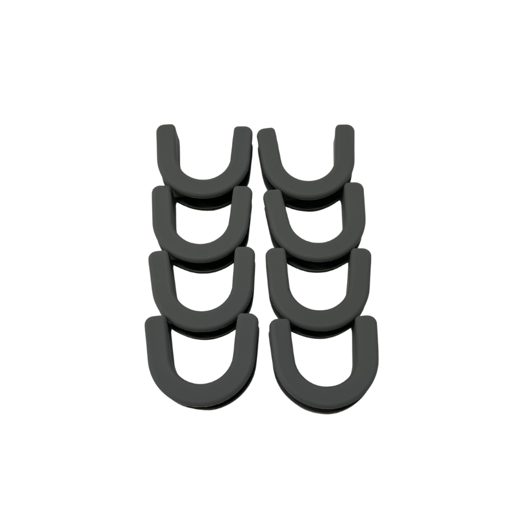 TRAPSKI LowPro 4 L Ski and Snowboard Rack Insert for Rooftop Cargo Box | High Quality Marine Grade HDPE Plastic | Premium Strap Included | 3 Year Warranty | Made in the USA | Veteran Owned Business