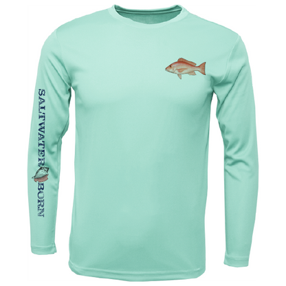 Clean Snapper Long Sleeve UPF 50+ Dry-Fit Shirt