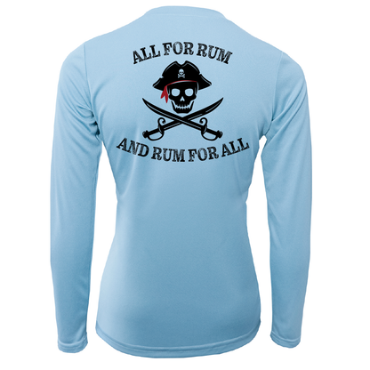 Tampa Bay "All for Rum and Rum For All" Women's Long Sleeve UPF 50+ Dry-Fit Shirt