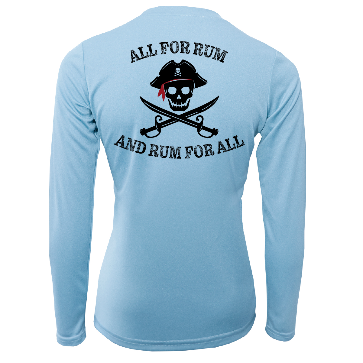 Michigan Freshwater Born "All For Rum and Rum For All" Women's Long Sleeve UPF 50+ Dry-Fit Shirt