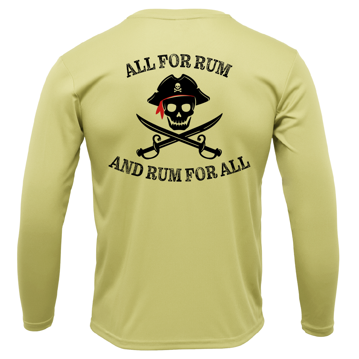 Florida Freshwater Born "All For Rum and Rum For All" Boy's Long Sleeve UPF 50+ Dry-Fit Shirt
