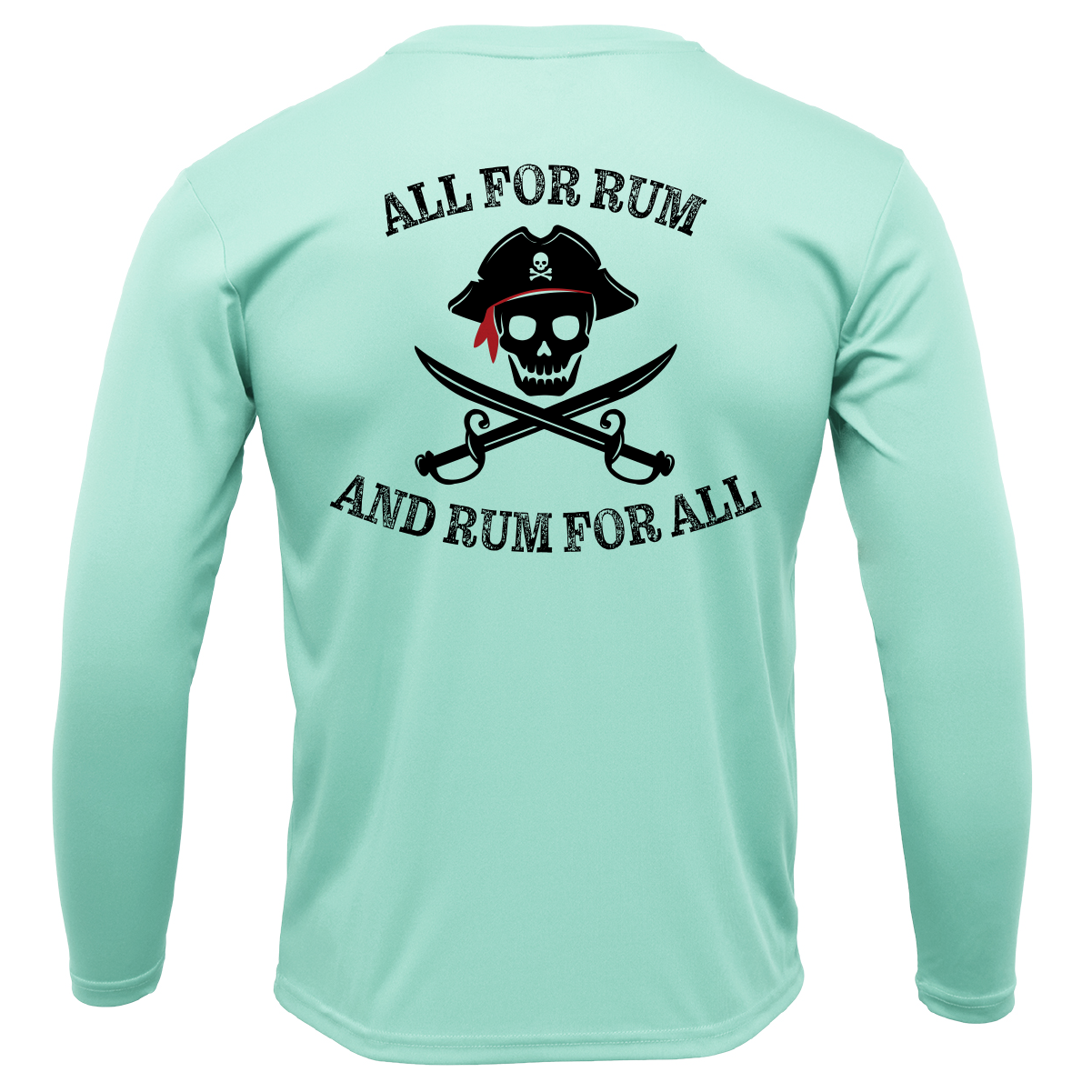Florida Freshwater Born "All For Rum and Rum For All" Boy's Long Sleeve UPF 50+ Dry-Fit Shirt