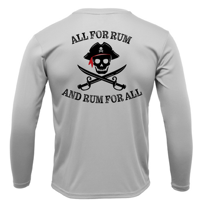 Georgia Freshwater Born "All For Rum and Rum For All" Men's Long Sleeve UPF 50+ Dry-Fit Shirt