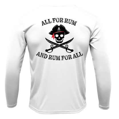 Florida Freshwater Born "All For Rum and Rum For All" Boy's Long Sleeve UPF 50+ Dry-Fit Shirt