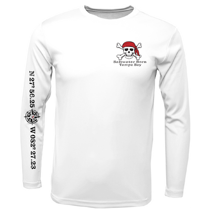 Tampa Bay, FL "All For Rum and Rum For All" Men's Long Sleeve UPF 50+ Dry-Fit Shirt