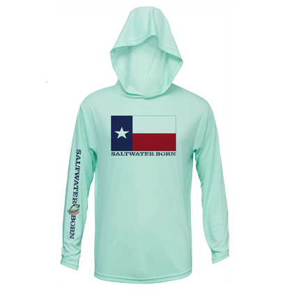 Texas Flag Long Sleeve UPF 50+ Dry-Fit Hoodie