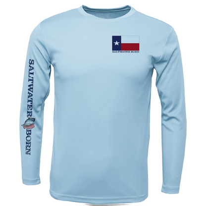 Texas Redfish Long Sleeve UPF 50+ Dry-Fit Shirt