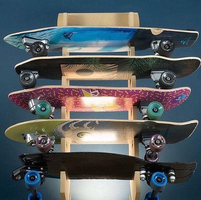 The Pro Skateboard Floor Display Rack