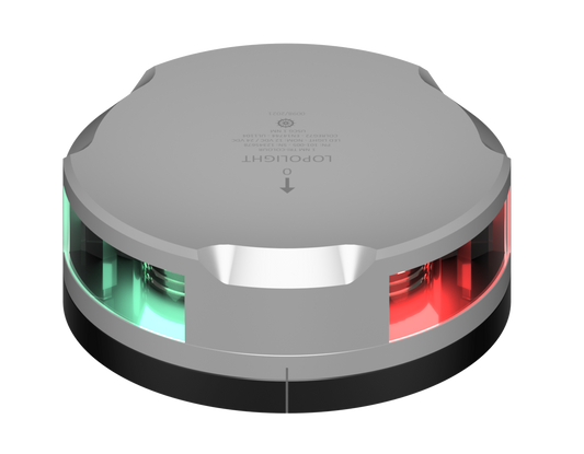 Lopolight 2nm Tri-Color/Anchor/Strobe Silver | SendIt Sailing