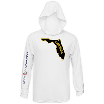 UCF Black and Gold Long Sleeve UPF 50+ Dry-Fit Hoodie