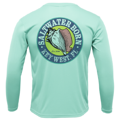 Key West, FL USA Born Long Sleeve UPF 50+ Dry-Fit Shirt
