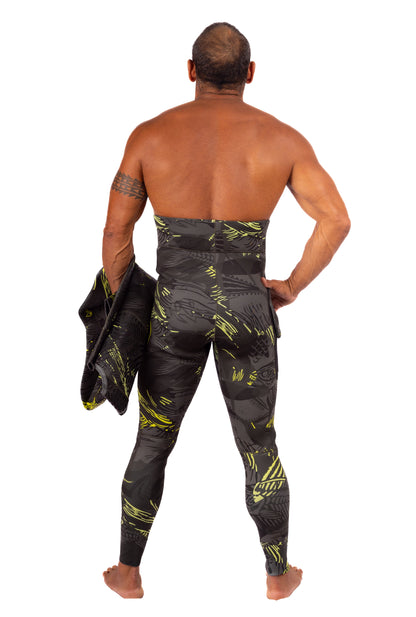Men’s Lime Fishbone Spearfishing 1.5mm Wetsuit