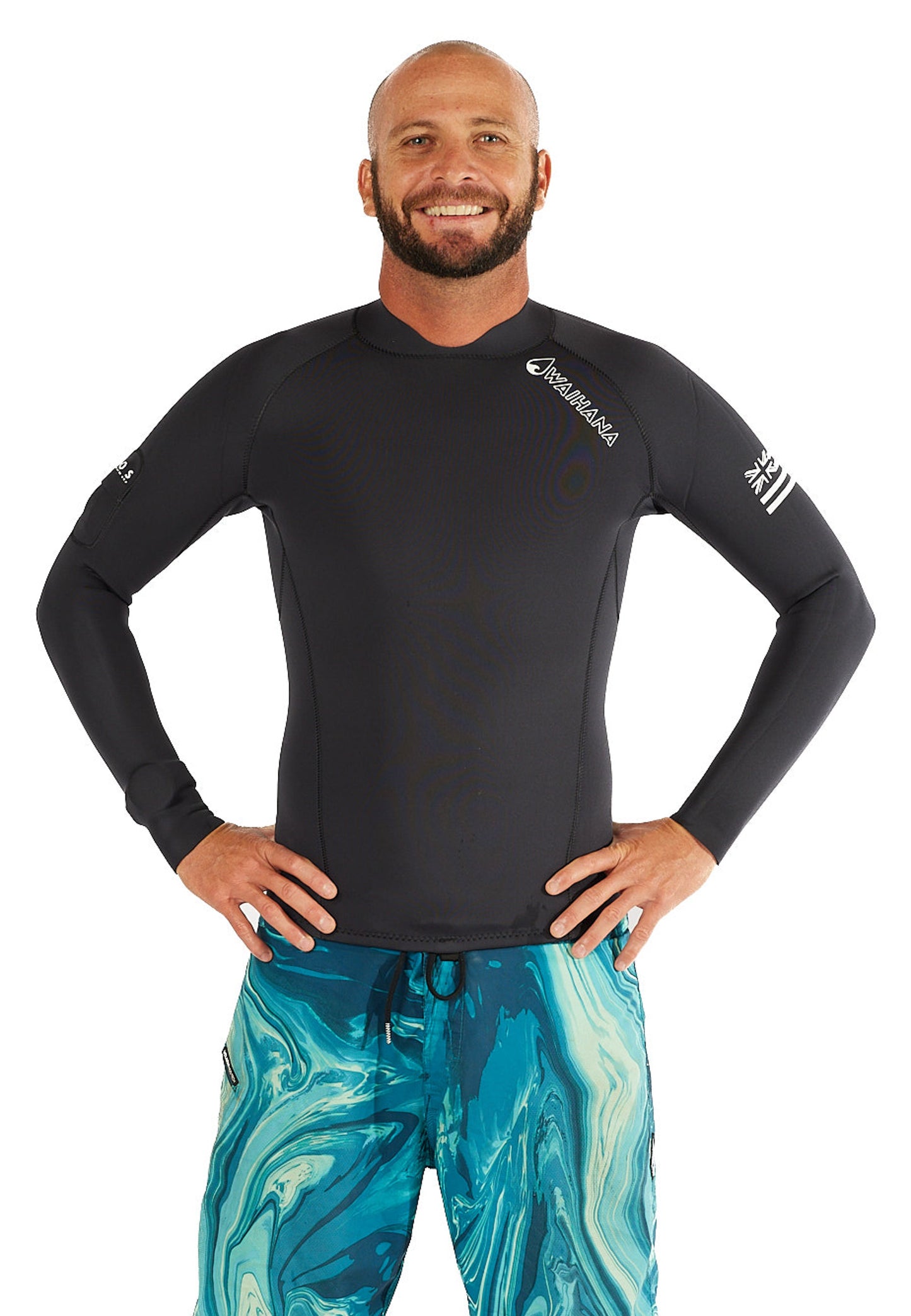 Men's Essentials Rear-zip Surf Top v1