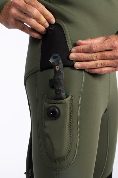 Men's Ranger Green Essentials Pro 3.0mm Wetsuit v1