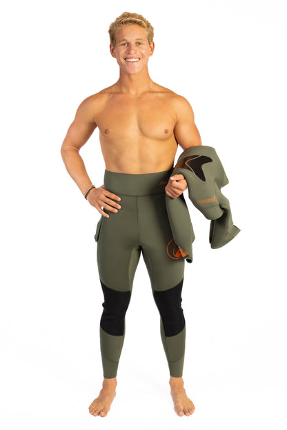Men's Ranger Green Essentials Pro 5.0mm Wetsuit v1