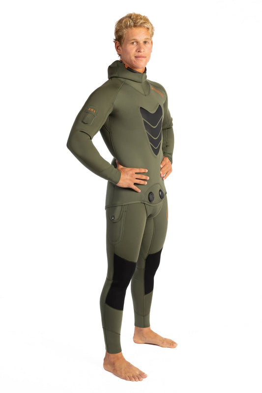 Men's Ranger Green Essentials Pro 3.0mm Wetsuit v1
