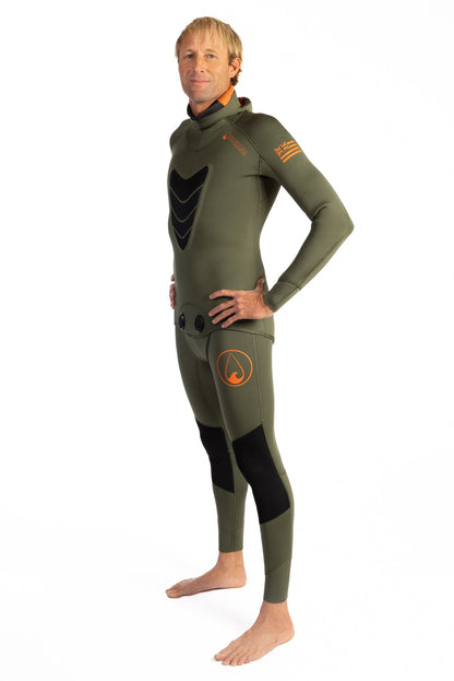 Men's Ranger Green Essentials Pro 5.0mm Wetsuit v1